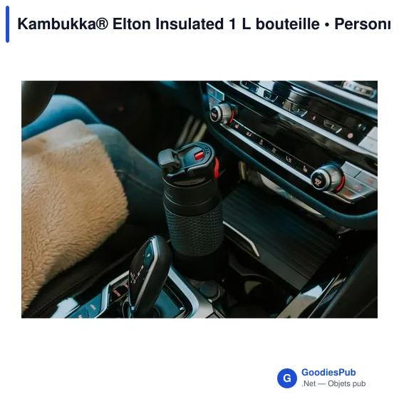 Bouteille d'eau personnalisable Kambukka® Elton 1 L avec logo - Image 9