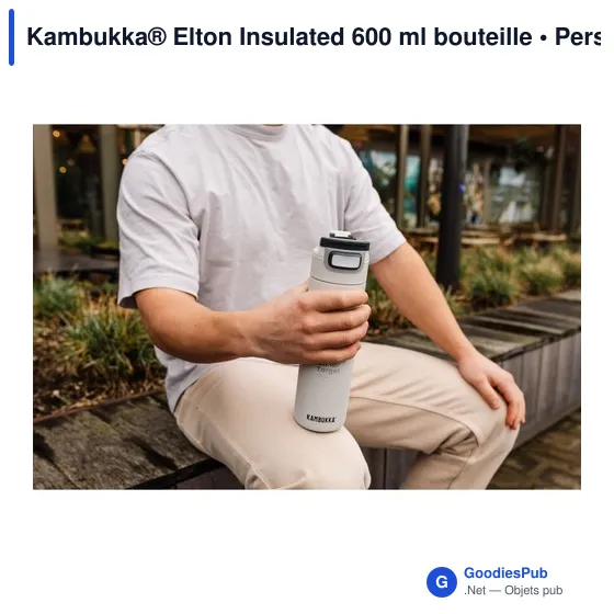 Bouteille isotherme personnalisable Kambukka® Elton 600 ml avec logo - Image 4