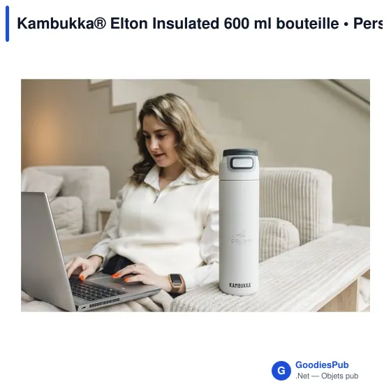 Bouteille isotherme personnalisable Kambukka® Elton 600 ml avec logo - Image 6