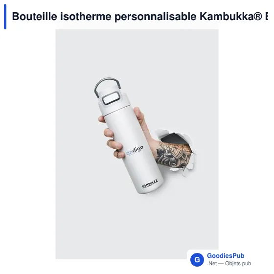 Bouteille isotherme personnalisable Kambukka® Elton 600 ml avec logo - Image 7