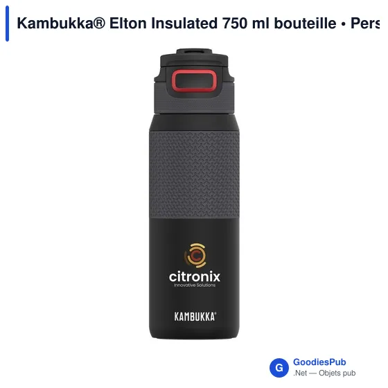 Bouteille isotherme personnalisable Kambukka® Elton 750 ml avec logo - Image 1