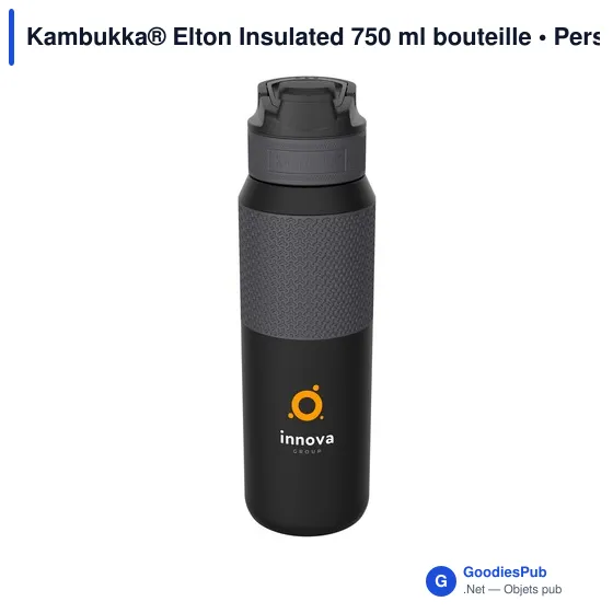 Bouteille isotherme personnalisable Kambukka® Elton 750 ml avec logo - Image 3