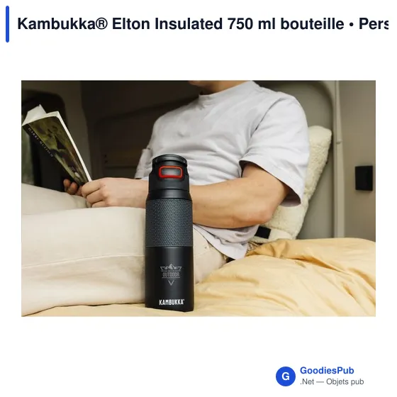 Bouteille isotherme personnalisable Kambukka® Elton 750 ml avec logo - Image 6