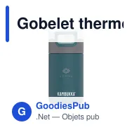 Gobelet thermos personnalisable Kambukka® Etna 300 ml avec logo - Miniature 12