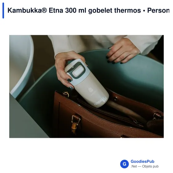 Gobelet thermos personnalisable Kambukka® Etna 300 ml avec logo - Image 8