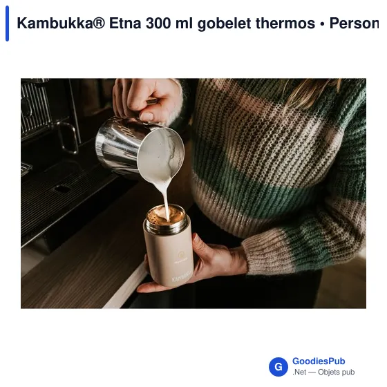 Gobelet thermos personnalisable Kambukka® Etna 300 ml avec logo - Image 9