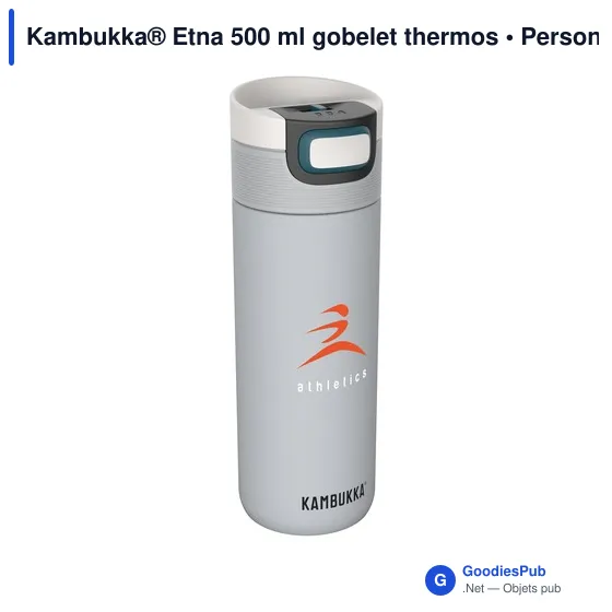 Gobelet thermos personnalisable Kambukka® Etna 500 ml avec logo - Image 1