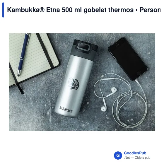 Gobelet thermos personnalisable Kambukka® Etna 500 ml avec logo - Image 12