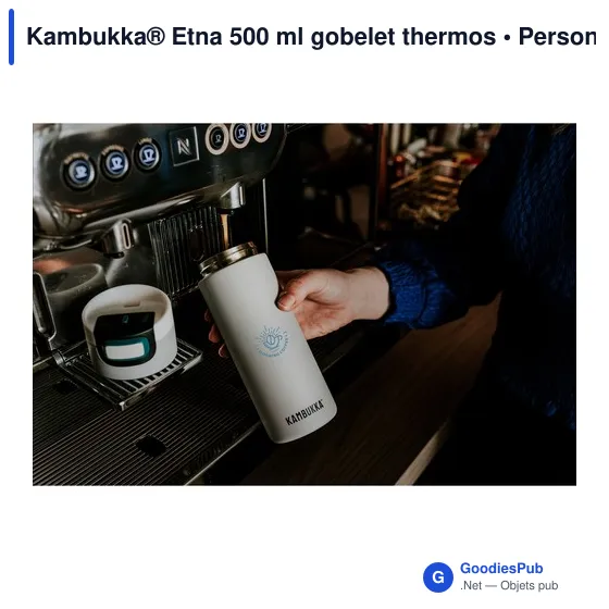 Gobelet thermos personnalisable Kambukka® Etna 500 ml avec logo - Image 6