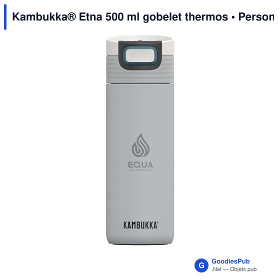 Gobelet thermos personnalisable Kambukka® Etna 500 ml avec logo - Image 7