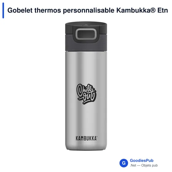 Gobelet thermos personnalisable Kambukka® Etna 500 ml avec logo - Image 8