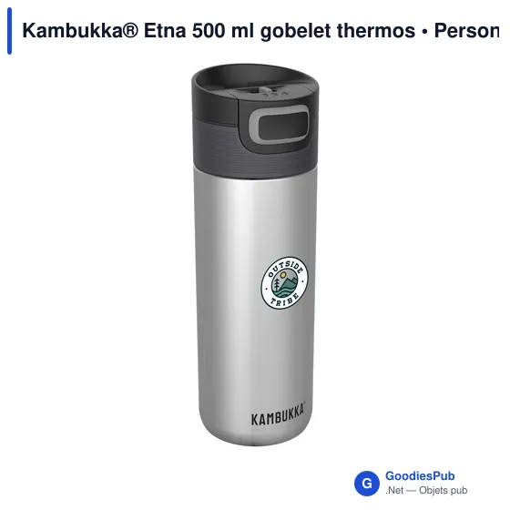 Gobelet thermos personnalisable Kambukka® Etna 500 ml avec logo - Image 9