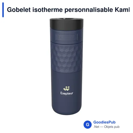 Gobelet isotherme personnalisable Kambukka® Etna Grip 500 ml avec logo