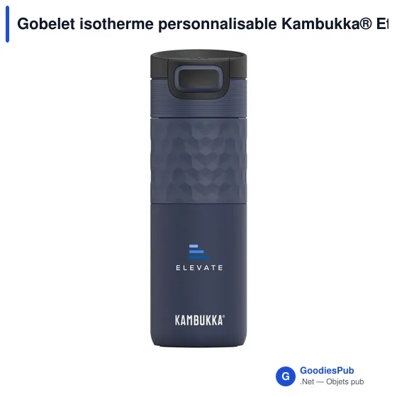 Gobelet isotherme personnalisable Kambukka® Etna Grip 500 ml avec logo - Image 11