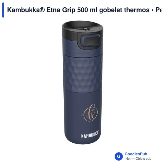 Gobelet isotherme personnalisable Kambukka® Etna Grip 500 ml avec logo - Image 12