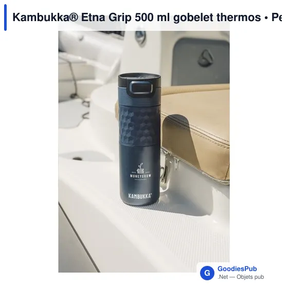 Gobelet isotherme personnalisable Kambukka® Etna Grip 500 ml avec logo - Image 4