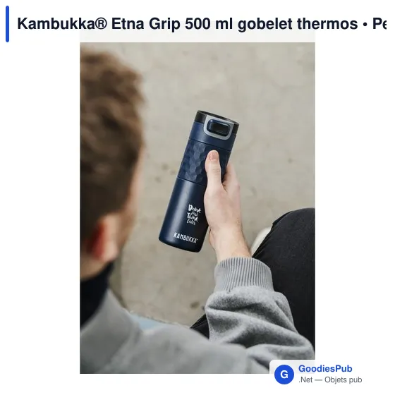 Gobelet isotherme personnalisable Kambukka® Etna Grip 500 ml avec logo - Image 7