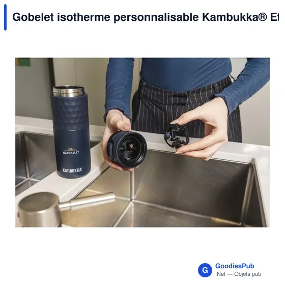Gobelet isotherme personnalisable Kambukka® Etna Grip 500 ml avec logo - Image 9