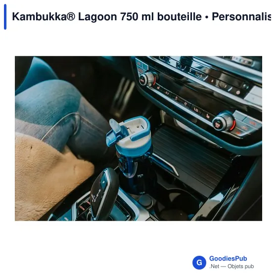 Bouteille d'eau personnalisable Kambukka® Lagoon 750 ml avec logo - Image 12