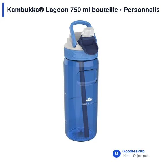 Bouteille d'eau personnalisable Kambukka® Lagoon 750 ml avec logo - Image 5