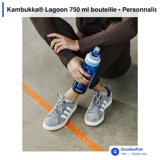 Bouteille d'eau personnalisable Kambukka® Lagoon 750 ml avec logo - Image 8