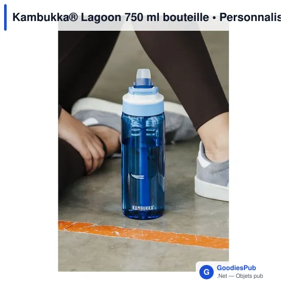 Bouteille d'eau personnalisable Kambukka® Lagoon 750 ml avec logo - Image 9