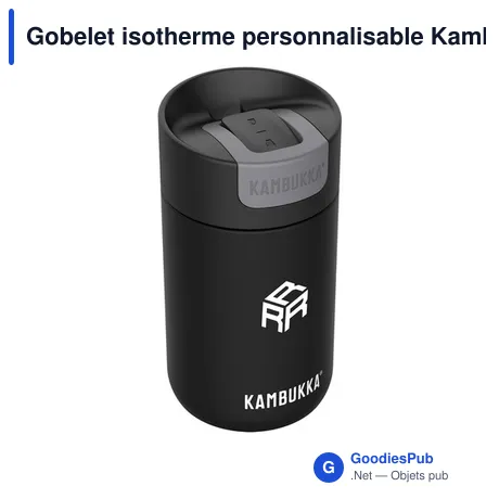 Gobelet isotherme personnalisable Kambukka® Olympus 300 ml avec logo