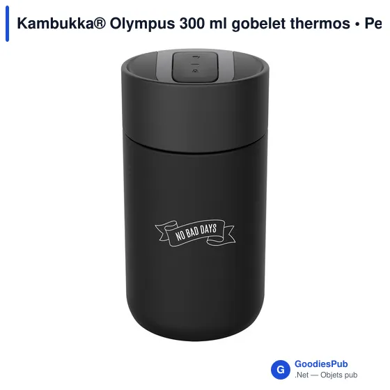 Gobelet isotherme personnalisable Kambukka® Olympus 300 ml avec logo - Image 2
