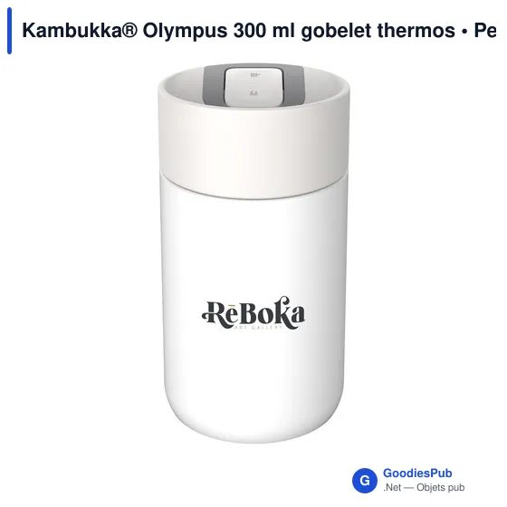 Gobelet isotherme personnalisable Kambukka® Olympus 300 ml avec logo - Image 11