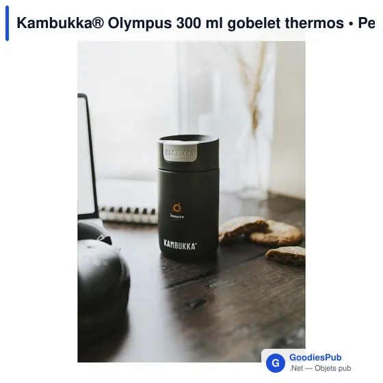Gobelet isotherme personnalisable Kambukka® Olympus 300 ml avec logo - Image 5