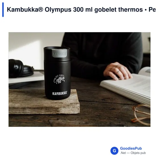 Gobelet isotherme personnalisable Kambukka® Olympus 300 ml avec logo - Image 7