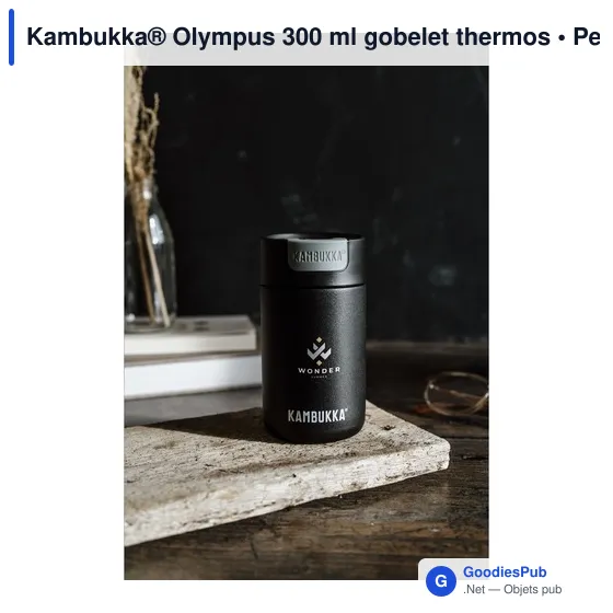 Gobelet isotherme personnalisable Kambukka® Olympus 300 ml avec logo - Image 8