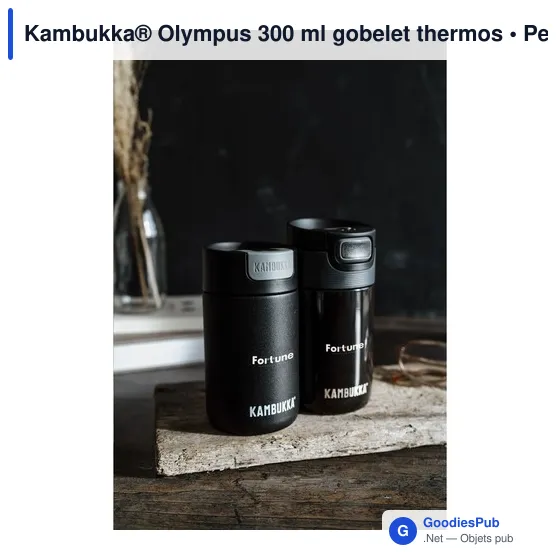 Gobelet isotherme personnalisable Kambukka® Olympus 300 ml avec logo - Image 9