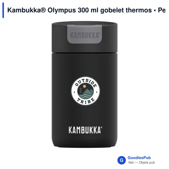 Gobelet isotherme personnalisable Kambukka® Olympus 300 ml avec logo - Image 10