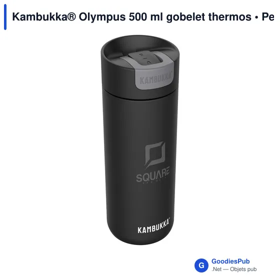 Gobelet thermos personnalisable Kambukka® Olympus 500 ml avec logo - Image 2
