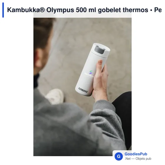 Gobelet thermos personnalisable Kambukka® Olympus 500 ml avec logo - Image 11