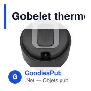 Gobelet thermos personnalisable Kambukka® Olympus 500 ml avec logo - Miniature 4