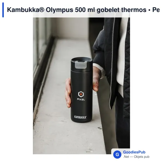 Gobelet thermos personnalisable Kambukka® Olympus 500 ml avec logo - Image 5
