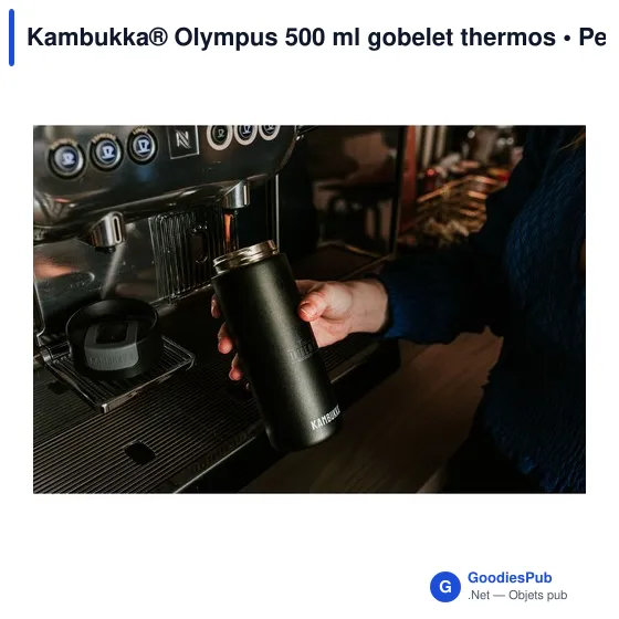 Gobelet thermos personnalisable Kambukka® Olympus 500 ml avec logo - Image 6