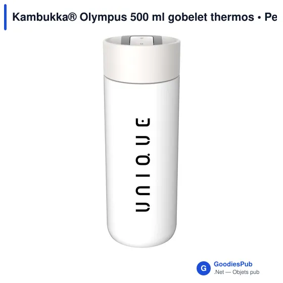Gobelet thermos personnalisable Kambukka® Olympus 500 ml avec logo - Image 9