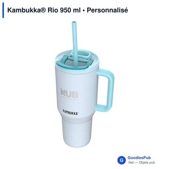 Mug isotherme personnalisable Kambukka® Rio 950 ml avec logo - Image 2