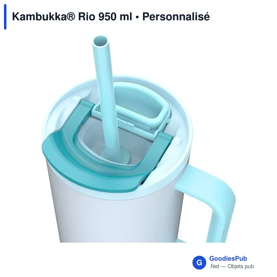 Mug isotherme personnalisable Kambukka® Rio 950 ml avec logo - Image 7