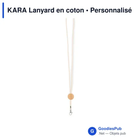KARA Lanyard en coton