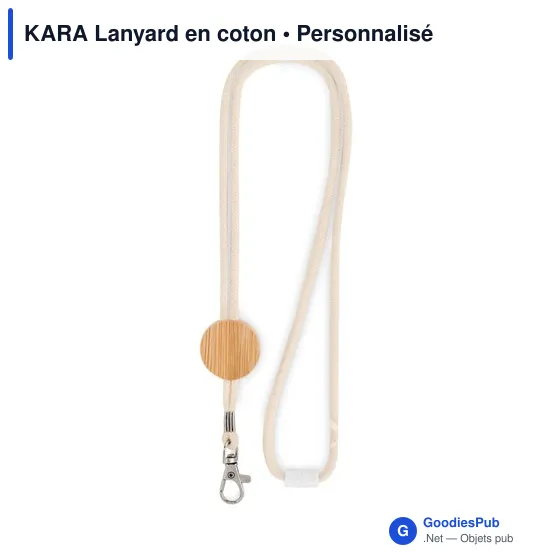 KARA Lanyard en coton - Image 2