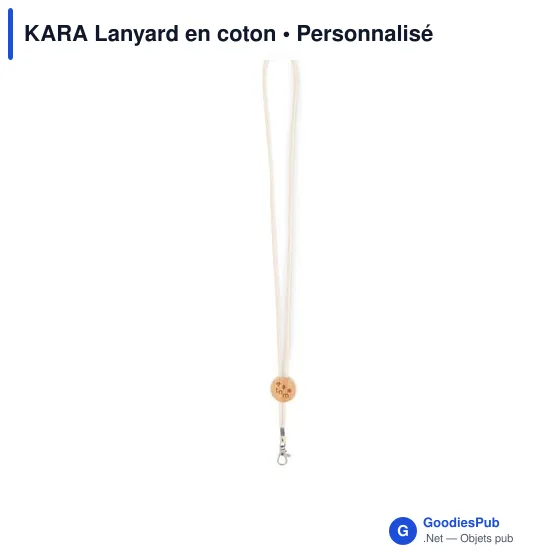 KARA Lanyard en coton - Image 3