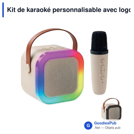 Kit de karaoké personnalisable avec logo - KARASET+