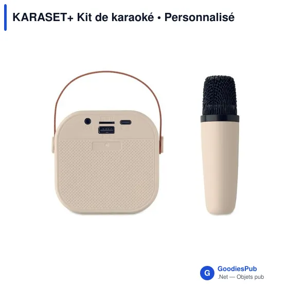 Kit de karaoké personnalisable avec logo - KARASET+ - Image 2