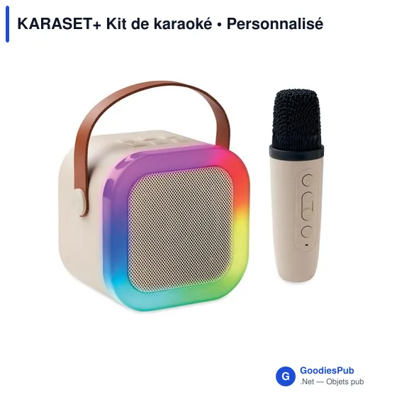 Kit de karaoké personnalisable avec logo - KARASET+ - Image 11