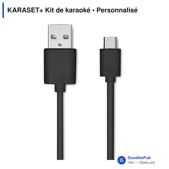 Kit de karaoké personnalisable avec logo - KARASET+ - Image 3