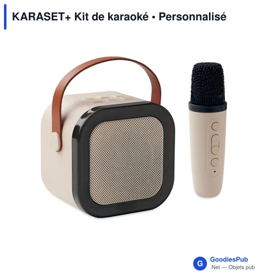 Kit de karaoké personnalisable avec logo - KARASET+ - Image 4